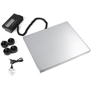 Digitale weegschaal voor zwaar gebruik tot 300 kg met LCD-display en verstelbare poten