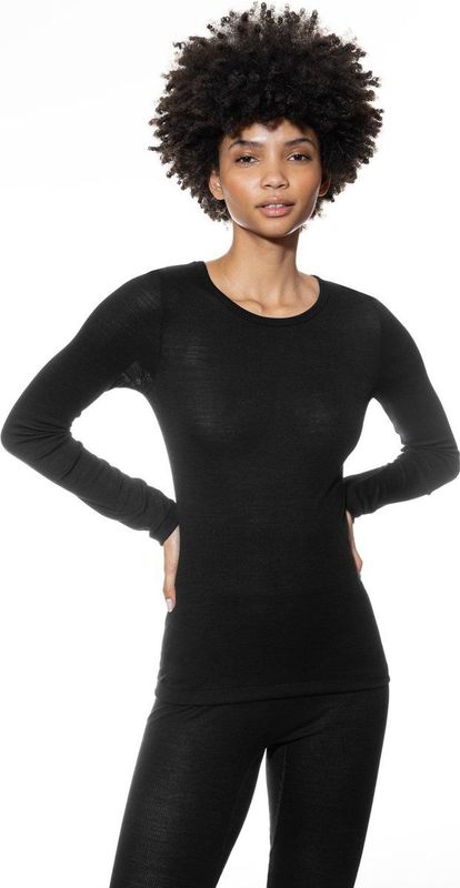 Mey - Wool Love - Shirt Lange Mouw - Zwart