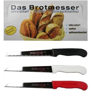 Metallo Steakmes - Vlijmscherp RVS Lemmet - Zwart Handvat - 180 mm