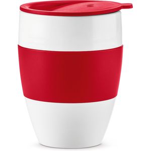 Koziol AROMA TO GO 2.0 Insulated Cup 400ml Rasperry Red