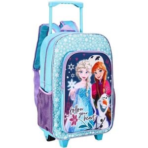 FROZEN Anna Elsa Olaf Trolley Rugzak School Tas Logeren 6-12 Jaar