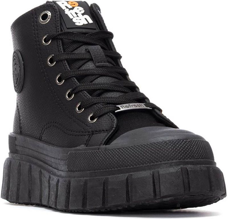 Refresh - 173076 - Sneakers - Zwart - High-Cut Platform