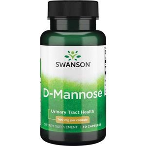 Swanson - D-Mannose - 700 mg - 60 Capsules