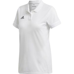 adidas Team 19 Polo Dames - Wit - maat XS