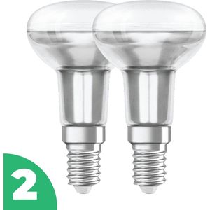 Trixline Reflector R50 Gloeilamp E14 - 60W - Warm Wit Licht - Dimbaar - 2 stuks