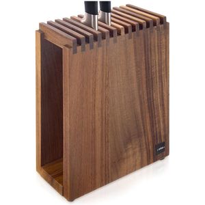 Messenblok met Vakken Houten - Messenhouder