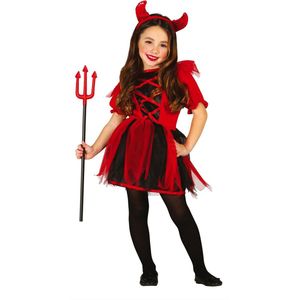 Fiestas Guirca - Cute Devil (10-12 jaar) - Halloween Kostuum voor kinderen - Halloween - Halloween kostuum meisjes