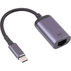 USB-C naar Ethernet (RJ45) adapter kabel connector - Grijs - Provium