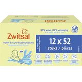 Zwitsal Water & Care Billendoekjes met zachte Zwitsal geur - 624 doekjes - Voordeelverpakking