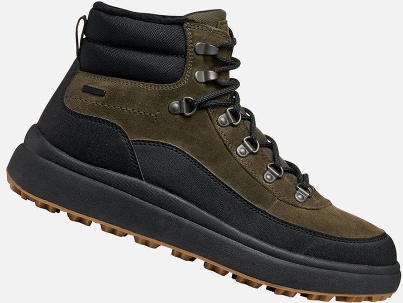 GEOX - U Granito + Grip B ABX D - Veterboots - Donkergroen / Zwart