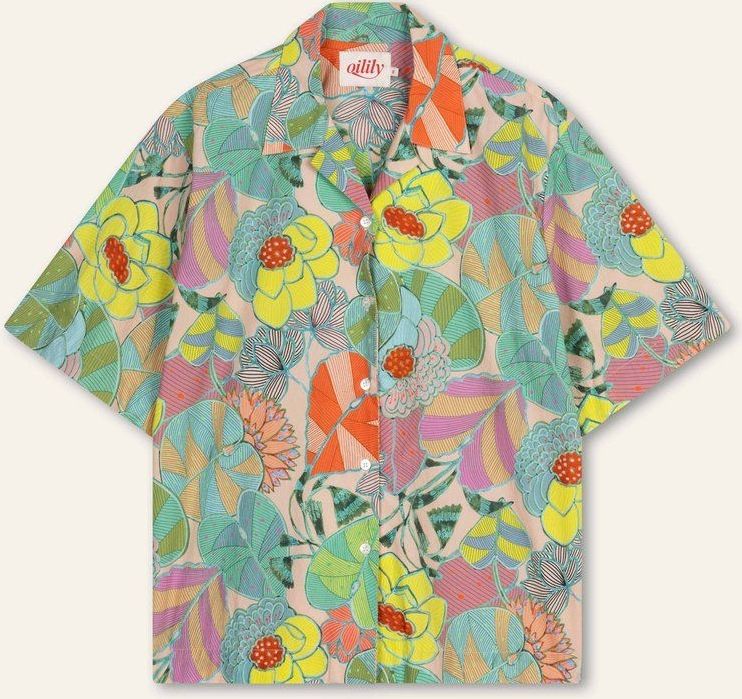 Oilily - Bowling short sleeves blouse - Roze - 36