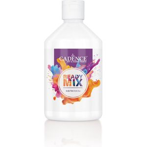 Cadence Cadence Ready Mix Acrylverf Mat 500 ml Wit.