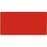 Magnetische rechthoekjes 30x60 mm rood, 6 stuks