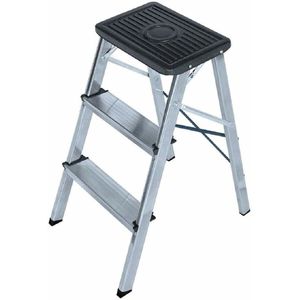 EDM - 75051 - Vouwladder - Multicolour - Aluminium - 3 Treden