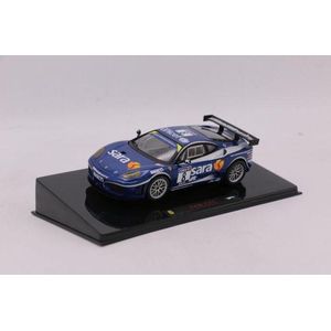 Ferrari F430 GTC 1:43 Hot Wheels Elite Blauw / Zilver P9952