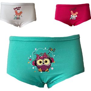 Embrator Meisjes Onderbroeken 3-stuks mix maat 110/116