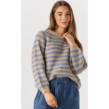 Lollys Laundry Binall Jumper Ls Truien & vesten Dames - Sweater - Hoodie - Vest- Lichtblauw - Maat L