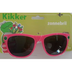 Kikker zonnebril roze - kinderzonnebril - cat.3