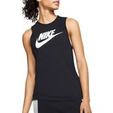 Nike Futura Tank Top - Zwart - 100% Katoen - Mouwloos - Regular Fit