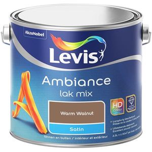 Levis - Ambiance Lak Satin Mix - Warm Walnut - 2,5 L