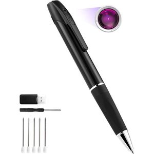 HD 1080p Portable Surveillance Camera Video Camera with Audio for Education and Business - Mini Pen Camera