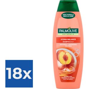 Palmolive Naturals 2in1 Hydra Balance Shampoo 350ml - Voordeelverpakking 18 stuks