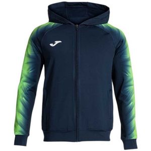 Joma - Elite XI - Hooded Trainingsjack - Zwart - Met Rits en Capuchon