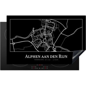 Inductie beschermer - Inductie Mat - Kookplaat beschermer - Kaart - Alphen aan den Rijn - Stadskaart - Plattegrond - Inductie beschermer - Inductie Mat - Kookplaat Beschermer - 85x52 cm - Afdekplaat inductie - Inductiebeschermer