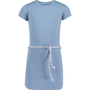 4PRESIDENT Meisjes jurk - Faded denim - Maat 110 - Meisjes jurken