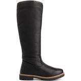 Travelin - Dyreborg - Hoge Laarzen - Zwart - Wolgevoerd