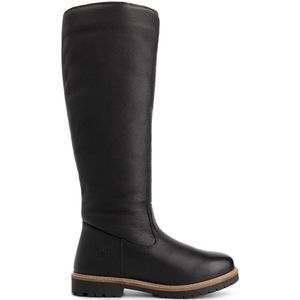 Travelin - Dyreborg - Hoge Laarzen - Zwart - Wolgevoerd