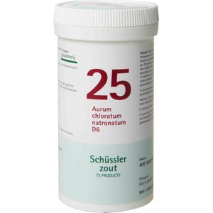 Pfluger Schussler Zout nr 25 Aurum Chloratum Natronatum D6 - 1 x 400 tabletten