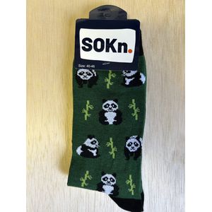 SOKn. Trendy sokken *PANDA'S* maat 40-46 (ook leuk om kado te geven !)