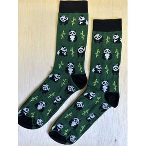 SOKn. Trendy sokken *PANDA'S* maat 40-46 (ook leuk om kado te geven !)