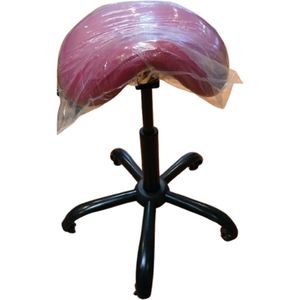 Roze professionele Tattoo artiesten zadel kruk - Artiest stoel - Salon kruk - roll kruk - Tandarts kruk - Zadel