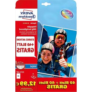 Superior Inkjet fotopapier - 80 vellen 200 g/m² DIN A4 - hoogglanzend - Avery Zweckform