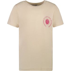 Cars T-shirt KYI met Backprint Ecru