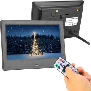Digitale Fotolijst - 7 Inch - TFT Display - Hoge Resolutie - Afstandsbediening
