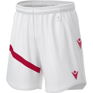 Macron - Shen Eco Short - Korte Broek - Wit/Rood
