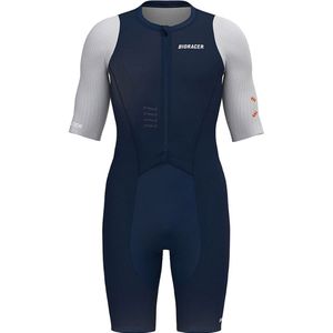 Bioracer Icon Korte Mouw Triatlonpak Blauw 2XL Man