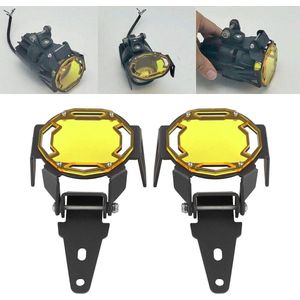 Motorfiets Mistlampen Beschermende Afdekking LED Lamp R1200GS Adventure Guard R 1250 Gsa R1200GS R1250GS Adventure LCYellow Geel .