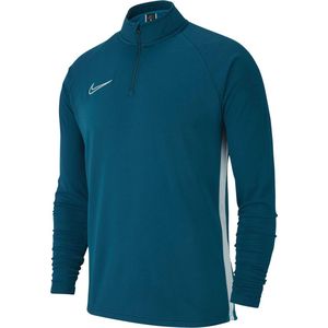 Nike Dry Academy 19 Drill Top  Sportshirt - Maat XL  - Unisex - blauw/wit Maat 158/170