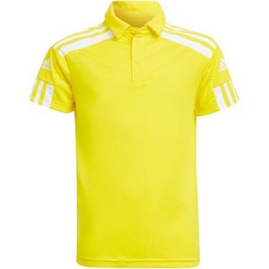 adidas - Squadra 21 Polo Youth - Voetbal Polo - 164 - Geel