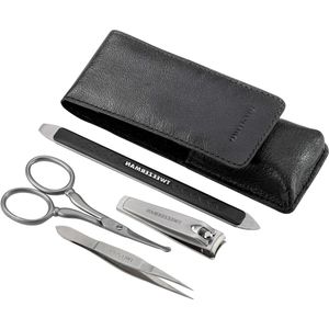 Manicure set - Manicureset Verzorging & manicureset roestvrijstaal zwart - herenverzorging trimmen inkorten