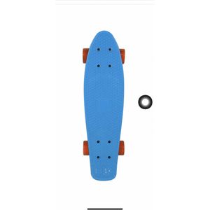 Sajan Skateboard - LED Wielen - 22.5 inch - Blauw-Roze - Penny Board - Diverse Kleuren