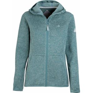 BJØRNSON Maren Gebreid Vest Dames - 4 Seizoenen - Capuchon - Maat 36 - Groen