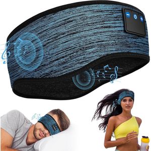 Goodivery - Slaap Koptelefoon - Hemelsblauw - Bluetooth Slaapmasker - Draadloos