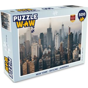 Puzzel New York - Skyline - Amerika - Legpuzzel - Puzzel 500 stukjes