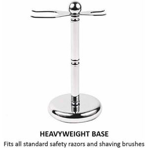 Standaard voor scheerapparaat en scheerkwasten - Perfecte oplossing voor uw badkamer