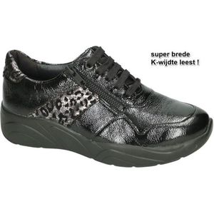 Solidus -Dames - zwart - sneakers - maat 37.5